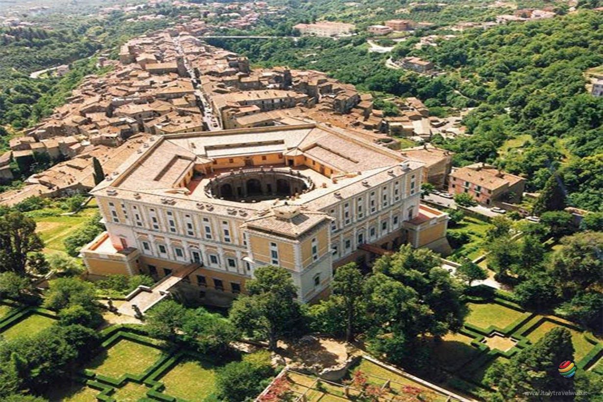 Palazzo Farnese A Caprarola Tuscia Viterbese ~ Italy Travel Web 4573